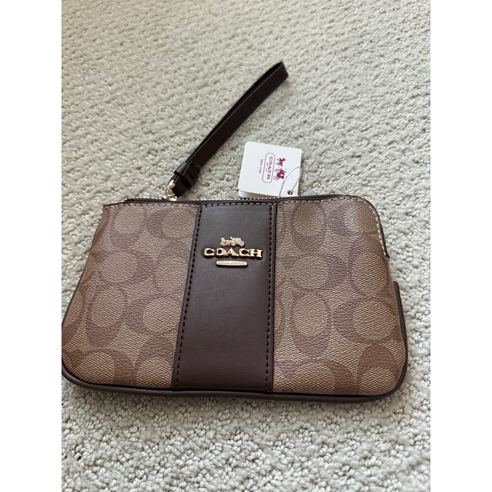 Wristlet Brown Quarter Zip Lightweight Minimalist